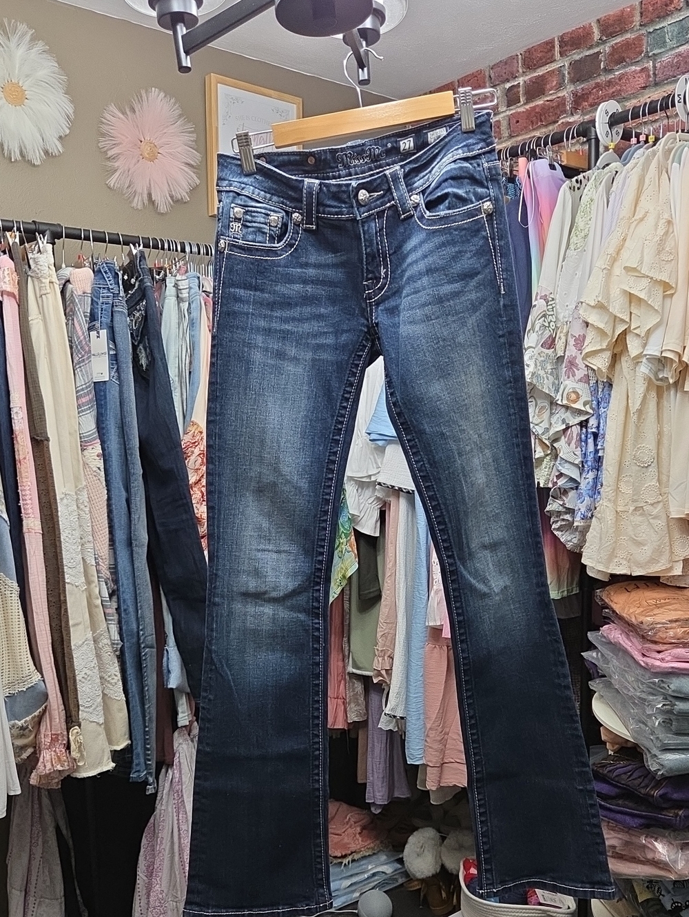 Miss Me Dark Blue Bootcut Jeans